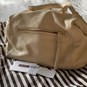 Henri Bendel cream Sutton Satchel